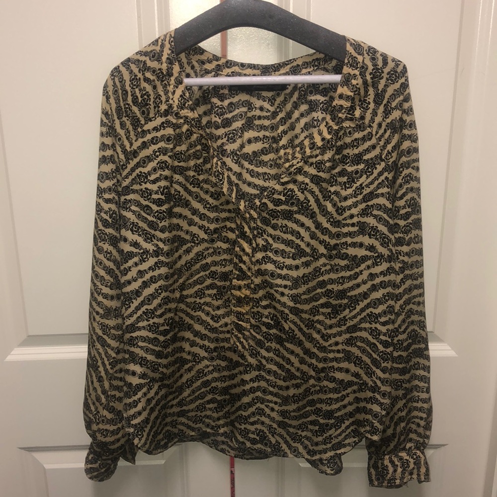 Print blouse